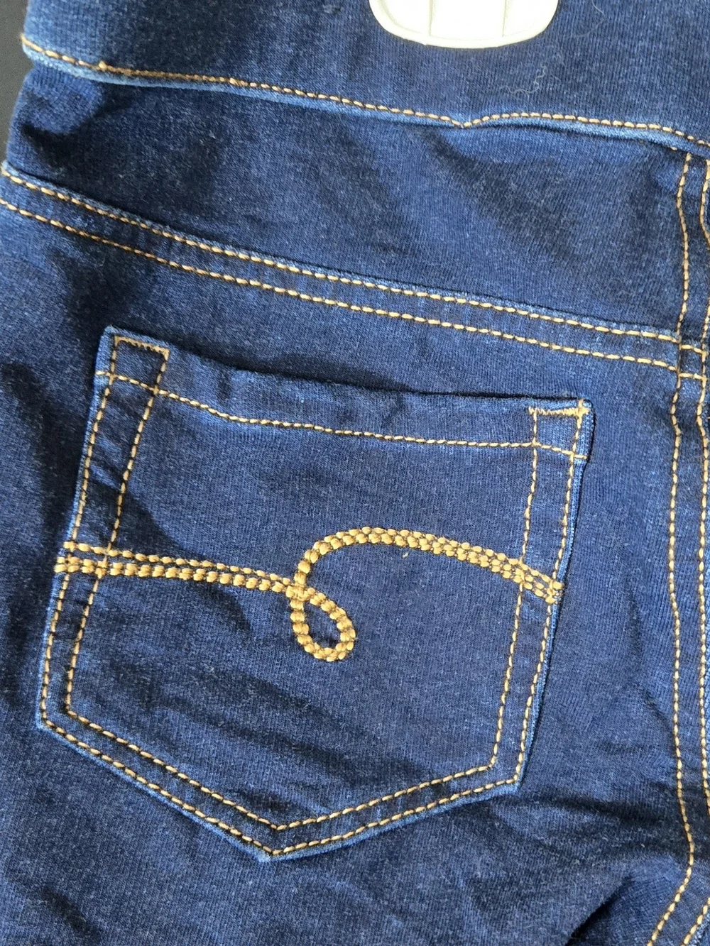Young Ladies Stretch Indigo Blue Jeans - Classic Straight #330